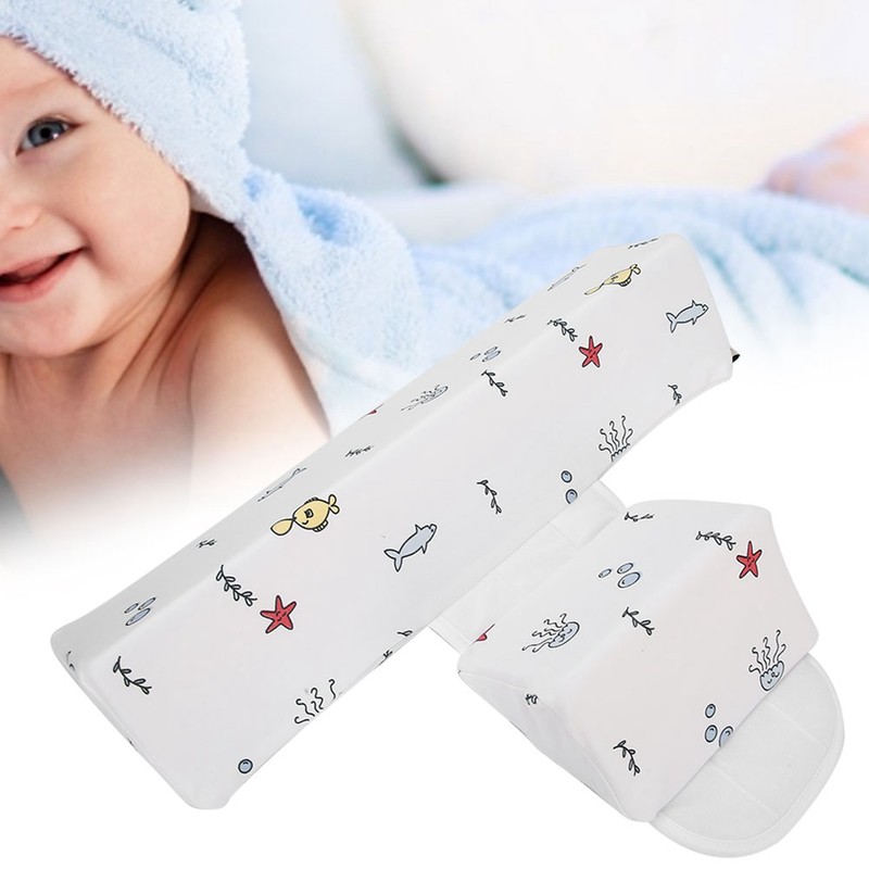 Baby Sleeping Pillow Ergonomic Newborn Head Pillow Soft Detachable Infant