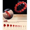 OSHARE JP Natural Stone, Red Agate, Red Agate, Purifying Ripple,
