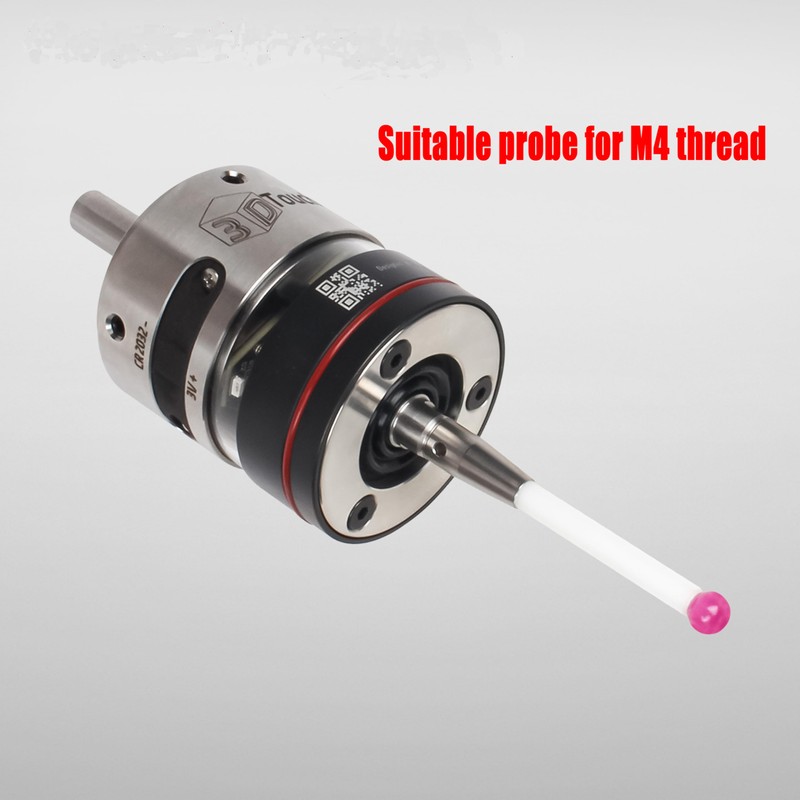 XUNKUANER CNC & CMM M4 Touch Probe Stylus，0.001mm Accuracy, Ceramic