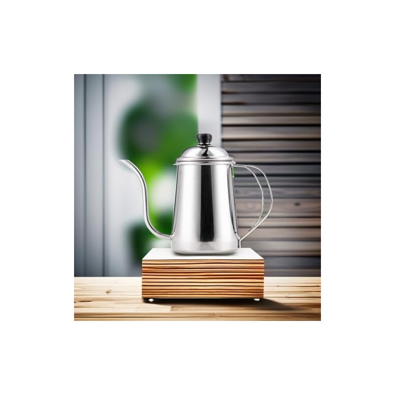 Yama Glass 24 oz Gooseneck Pour Over Kettle - Precision