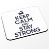 Fabulous Mauspad Keep Calm and Stay Strong Parodie Sport Krafttraining,