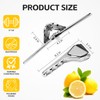Elyssnova Lemon Squeezer Stainless Steel, Heavy - duty Lime Squeezer,