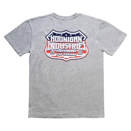 Hoonigan Interstate Summer Short Sleeve Tee Grey Heather/XL