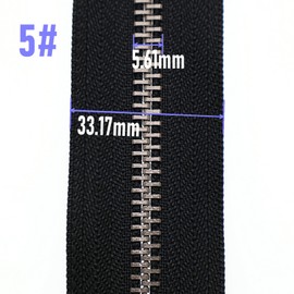 Leekayer 2pcs #5 28 Inch Metal Zippers for Jackets Sewing Coats Crafts Antique Silver Separating Zipper 71cm Metal Zipper Heavy Duty (28" Antique Silver) Leekayer