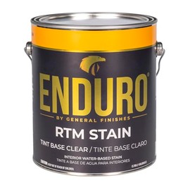 General Finishes Enduro RTM Water Based Wood Stain, 1 Gallon, Tint Base Clear