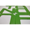 AFX-TRIMS 3D LIME GREEN RAISED DOMED TAILGATE LETTERS FOR TOYOTA