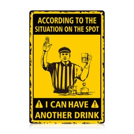 Metal Drink Signs for Bar, 12x8in Funny Bar Decorations Wall Decor for Home Bar Humorous Bar Drink Sign Man Cave Accessories and Decoration for Home Bar Patio Basement (Style 2)