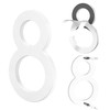 Yafimea House Number Plaque Large Mdoerne Made of ABS Plastic