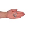 (Pack of 10) Galvanised Steel Shackle 1/4" (6mm), D Links