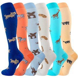 bropite Compression Socks for Women & Men Circulation-Support Knee High Socks 20-30 mmhg-Best for Running,Medical,Nurse,Travel