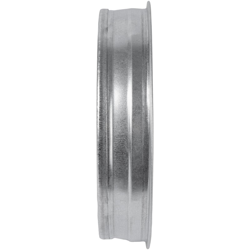 HVAC OV Galvanized Metal Duct End Cap - 6 Inch