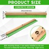 Yiyiring 2 Pcs 24 Inches Green Concrete Broom Soft Without