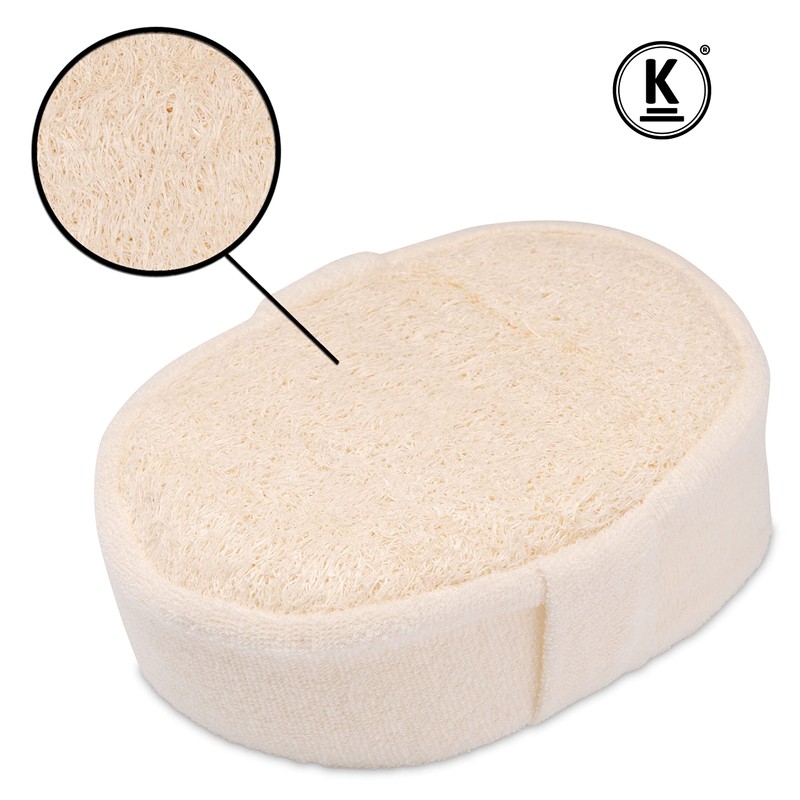 K-Pro Loofah Sponge Natural Loofah Shower Sponge Body Face Wellness