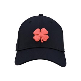 Black Clover Unisex Premium Clover 151 Live Lucky Fitted Golf Hat, S/M, Black/Sunset