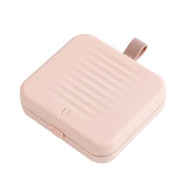 SagaSave Mini Travel Sewing Kit, Sewing Repairing Tools with Case, Portable DIY Sewing Supplies Accessories, with Sewing Thread Needles Scissor Ruler Pink