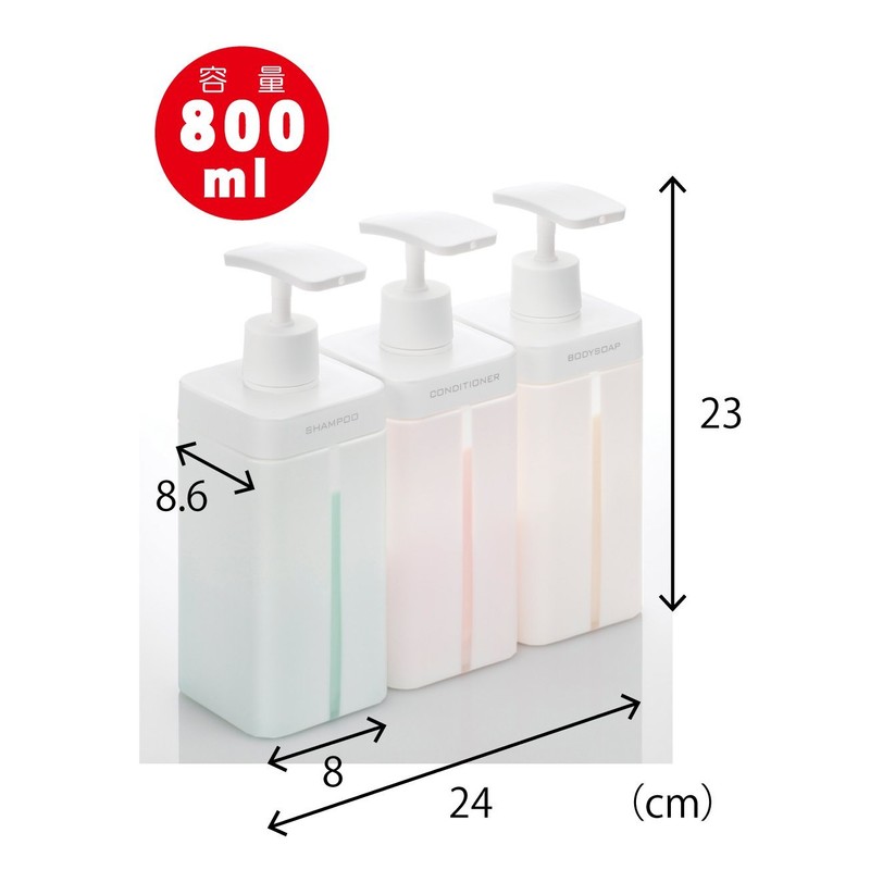 I'mD RETDSL BW Dispenser RETTO L Body Soap White