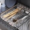 MINGFANITY Sturdy 304 Stainless Steel Utensil Drying Rack Basket, Utensil