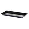 Blue Sky MiniWare Black Disposable 5" Oblong Trays (6 Count)