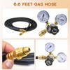 American Standard Welding Argon Regulator with 6.6 Feet Gas Hose,