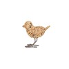 Foreside Home & Garden Natural Wrapped Bird Decorative Figure Seagrass
