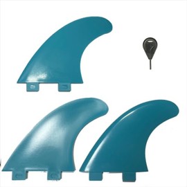 HFEXI G5 Fins FCS Compatible M5 R5 Trifin Set of 3 Finkeys for HFEXI Surfboard FCS Fins Blue 3 Pack HF-G5BLU3
