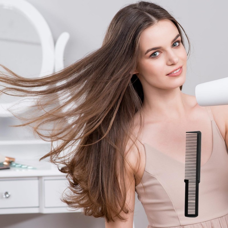 UNVOJL Flat Top Combs Plastic Hair Cutting Comb Flat Top