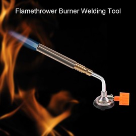 Blow Torch,Butane Gas Blow Torch Flamethrower Hand Ignition Camping Welding,Multi-Function for Cooking Soldering Brazing Camping BBQ