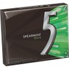 5 Gum Spearmint Rain Sugarfree Gum, single pack (Pack of 36)