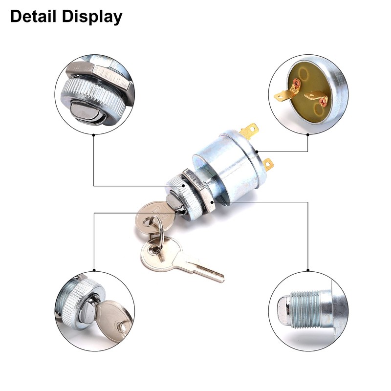 10L0L Golf Cart Starter Ignition Key Switch for EZGO Electric