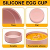 Silicone Egg Poacher with Lids, 3 Pack Microwavable Egg Poaching