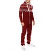 UpTickWear Men's Printed Onesie Hoody All In One Tracksuit Men