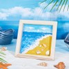 WEBEEDY DIY Sand Painting Frame Set DIY Textured Sea Sand