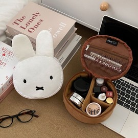 Cute Bouclé Pouch - Large Capacity Tote for Travel Essentials NO.1 3ea