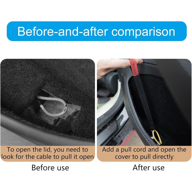 2Pcs Vehicle Door Emergencies Pull Cord Simple Operate Escape Pull
