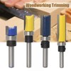 ExcInter 4Pcs 1/4'' Shank Flush Trim Pattern Router Bit Template