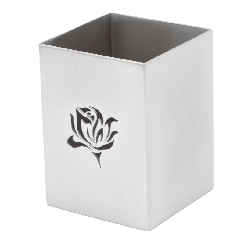 Pencil Cup Holder Multiple Uses Stainless Steel Desktop Stationery Organizer