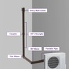 Mxclimate 4in 25ft PVC Line Set Cover Kit for Mini