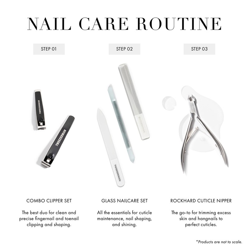 Tweezerman Glass Nailcare Set