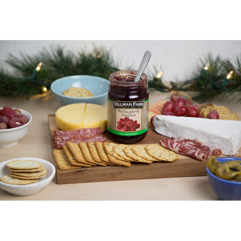 Dillman Farm All Natural Red Raspberry Preserves - Gluten-Free, Non-GMO,