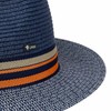 Lipodo Corinaldo Bogart Straw Hat, Multicoloured, Made in Italy, Men's