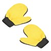 Nicear 2-Pack Chenille Cleaning Mitts Microfiber Multi-Surface Gloves for Car