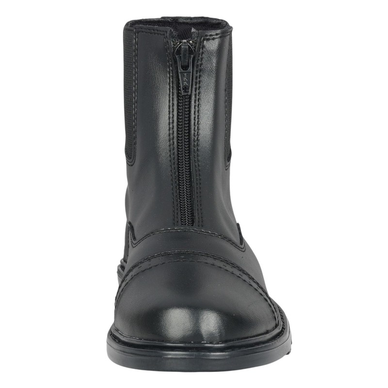 TuffRider Ladies Perfect Front Zip Paddock Boots - Black -
