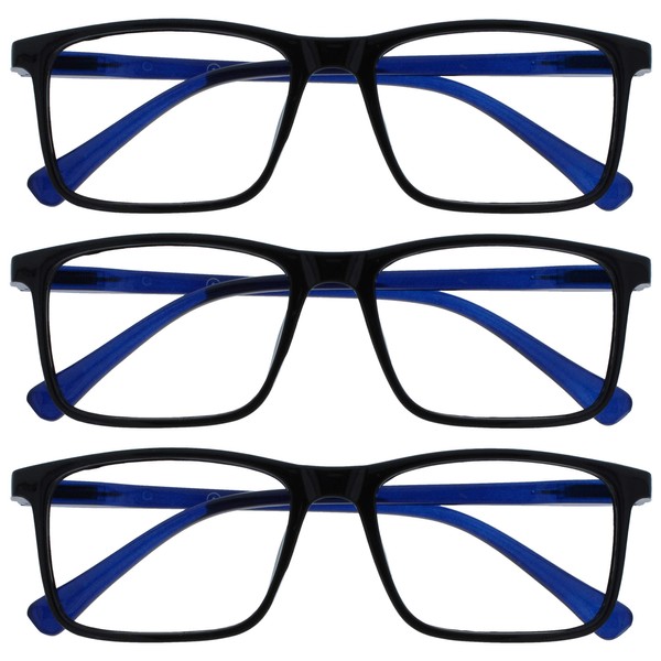 Opulize Ink MMM4-1 -1.50 Long Distance Glasses Pack of 3