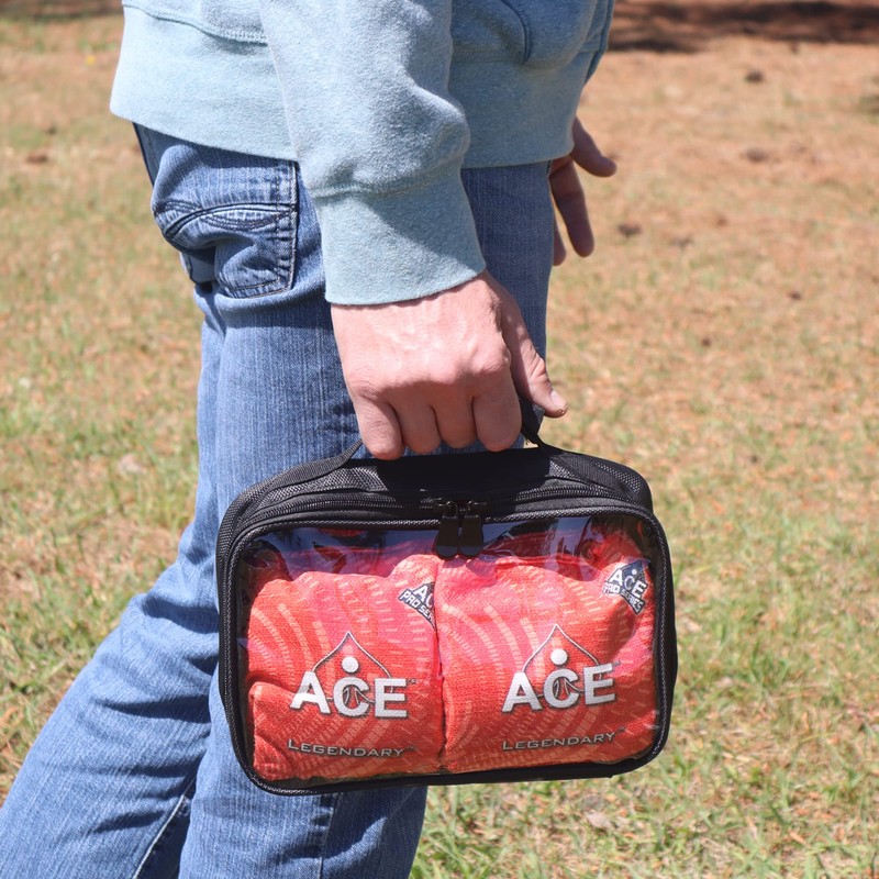 CornholeAce ACE Pro Cornhole Bag Carry Case | 4 Bag