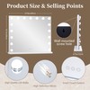 NUSVAN Vanity Mirror with Lights,Makeup Mirror with 17 Dimmable LED