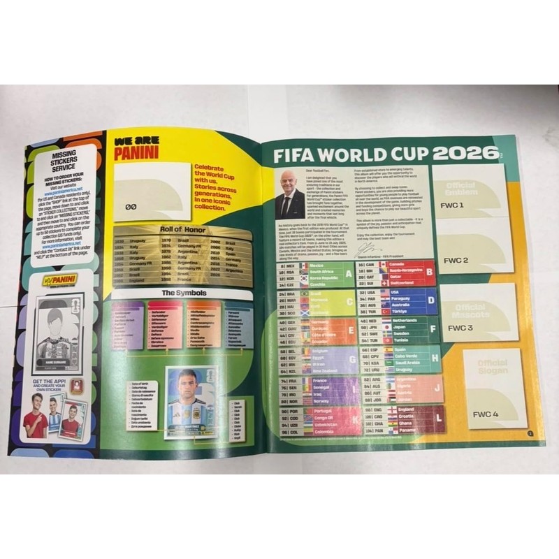 Colección de Pegatinas de la Copa Mundial de la FIFA