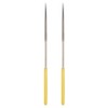 uxcell Diamond Needle Files, 3mm x 140mm Round Type File Handles Hand Tool for Metal Wood Stone Marble 2pcs