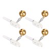 4PCS Fishing Glow Sticks with 4pcs Bells High Visibility Color