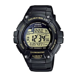 Casio W-S220 Watch, Casio Collection, Black/Gold, 1個, Newest Model