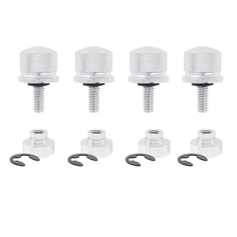 Windance 8pcs Seat Screws Replacement 6mm 1/4" Fit for Harley